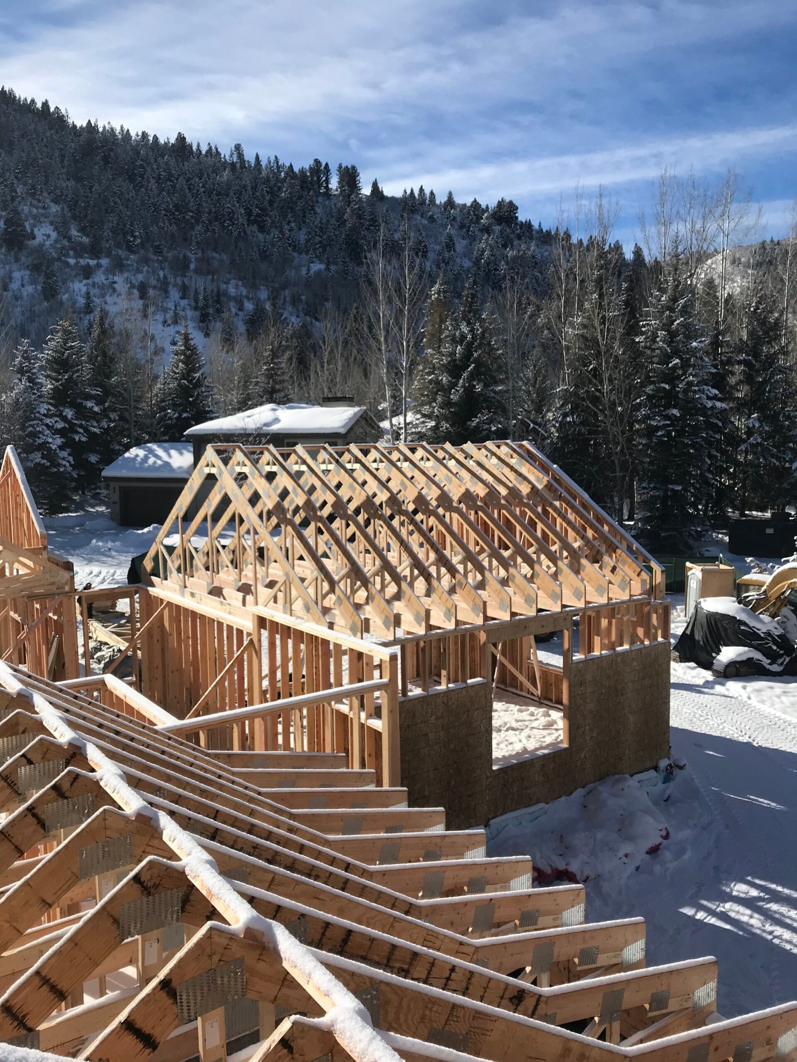 Framing and carpentry work by AAA High Mountain Construction in Eagle County, Colorado
