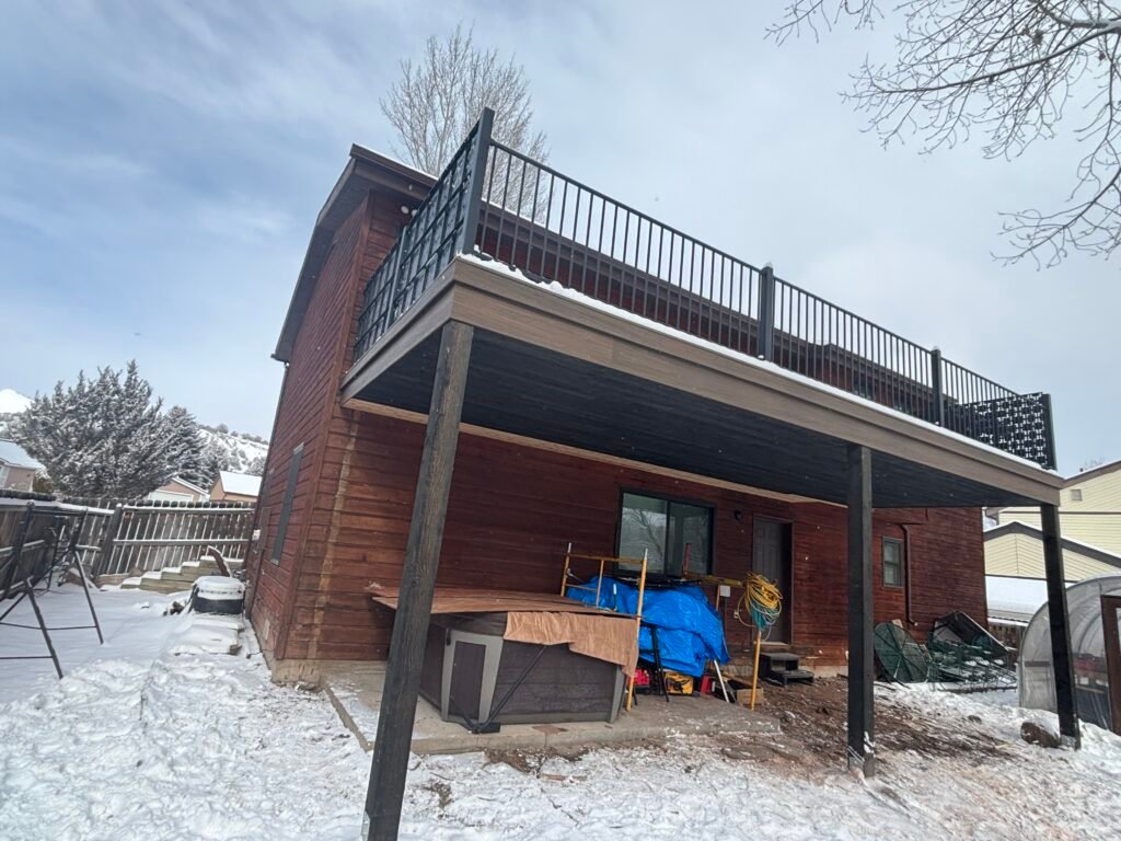 deck project in gypsum colorado